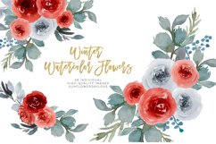 Christmas Watercolor clipart Product Image 5