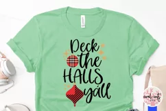 Deck the halls yáll - Christmas SVG EPS DXF PNG Product Image 3
