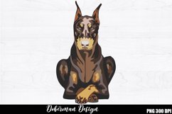 Doberman Sublimation, Doberman PNG design Product Image 1
