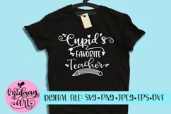 Cupids's favorite Teacher svg, png, jpeg, eps and dxf Product Image 1