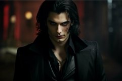 Mysterious man in dark setting Product Image 1