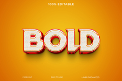 Bold 3D Text Effect Graphic for Design Projects Product Image 1