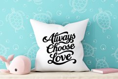 Always choose love quote Svg Png Product Image 2