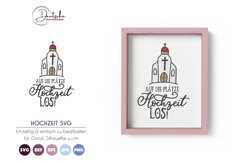 Auf die Plätze Hochzeit LOS! SVG | Hochzeit SVG Product Image 1