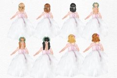 Flower girl clipart Wedding clipart Girls clipart Product Image 8