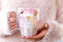 Flower girls clipart Junior Bridesmaids Wedding robes Product Image 5