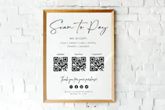 CANVA | QR Code Sign Template Product Image 1