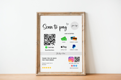 Editable Scan To Pay Sign Template Product Image 1