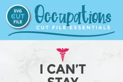 COVID svg-coronavirus svg I can't stay home I'm an ICU nurse Product Image 2