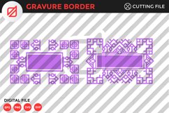 Aztec Border Ornaments for Label-SVG Product Image 1
