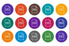 Set Of File Format Icons Product Image 1