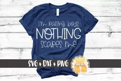 I'm Raising Boys Nothing Scares Me - Funny Mom SVG PNG DXF Product Image 1