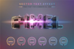 Pixel Lightning - Editable Text Effect, Font Style Product Image 3