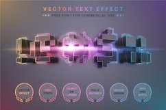 Pixel Lightning - Editable Text Effect, Font Style Product Image 5