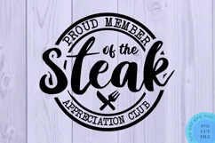 Funny Svg Steak Svg I Love Steak Svg Steak Lovers Club Svg Product Image 2
