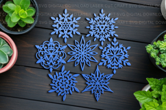 Snowflakes SVG , Laser, Craft, Cut out Files Product Image 1