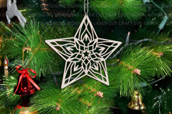 Christmas star svg laser Cricut cut out Product Image 2