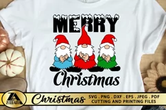 Christmas Gnome SVG Gnomes SVG Merry Christmas SVG Cut files Product Image 1