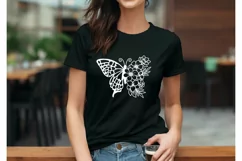 Flower Butterfly Svg, Butterfly Flower Svg, Butterfly Svg Product Image 2
