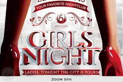 Ladies Night Flyer Template V9 Product Image 7