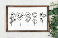 Flower Svg Wildflower Svg Flowers Svg Product Image 4