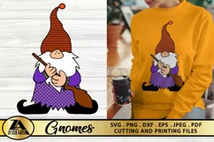 Gnome SVG PNG EPS DXF Halloween Gnomes SVG Witch Gnome SVG Product Image 1
