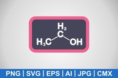 Vector Ethanol Icon Product Image 1