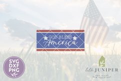 Patriotic Front Door SVG, God Bless America SVG Product Image 2