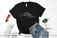 Cozy Season Svg, Farmhouse Christmas Sign svg Product Image 4