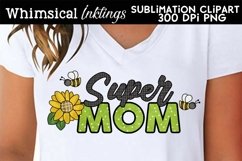 Super Mom Sublimation Clipart Product Image 1