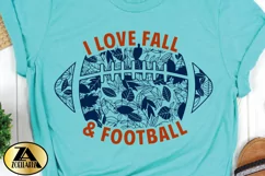Football SVG PNG EPS DXF Fall Quotes SVG FALL SVG Cut file Product Image 3
