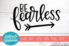 Be fearless Handlettered SVG DXF, fearless svg Product Image 1