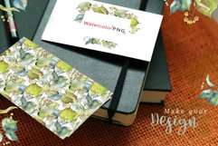 Linden leaves Watercolor png Product Image 3