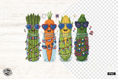 Patriotic Vegetables Clipart Product Image 1