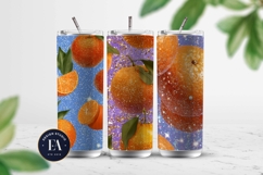 Glitter Orange Pattern | Sparkly Citrus Texture Product Image 2
