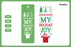 Christmas Bookmark Saying SVG For Book Lovers - Bookmarking Product Image 3
