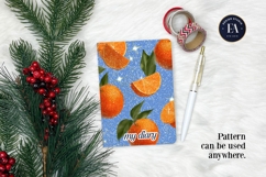 Glitter Orange Pattern | Sparkly Citrus Texture Product Image 4