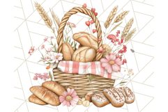 Cottagecore Kitchen Clipart, Vintage Country Floral Kitchen Product Image 2