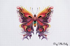 Smoke Butterflies Clipart PNG Product Image 1