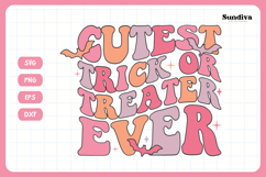 Funny Halloween Toddler Shirt Quote SVG | Trick Or Treater Product Image 3