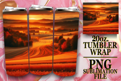 RADIANT JOY 20oz TUMBLER WRAP, Autumn Product Image 1