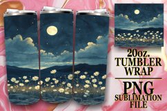 Beautiful Floral Tumbler Wrap for Springtime Product Image 1