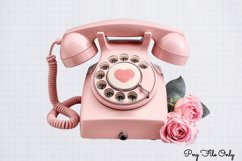 Retro Valentine Day Clipart PNG Product Image 1