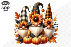 Halloween Gnomes Sublimation - Clipart PNG Design Product Image 1