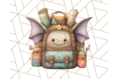 Midnight Monster Camp Out Clipart PNG, Halloween Png Product Image 2