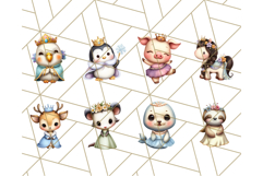 Princess Animal PNG Clipart with Crowns &amp; Royal Accessories Product Image 6