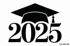2025 Grad svg | Graduation Svg | Svg Files Product Image 1