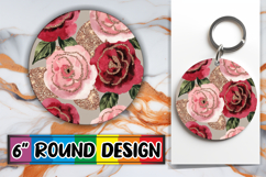 Joyful Circle Ornaments Magic, Flower Pattern Product Image 1