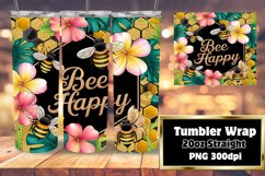 GLAMOROUS 20oz Tumbler PNG Design , Bee Product Image 1