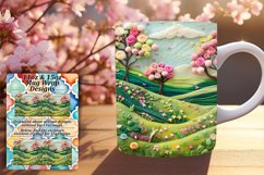 Fresh 3D Mug Wrap for Summer Sublimation Product Image 1